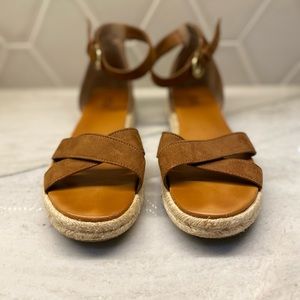 Ana - Comfy dark brown sandals - size 8.5